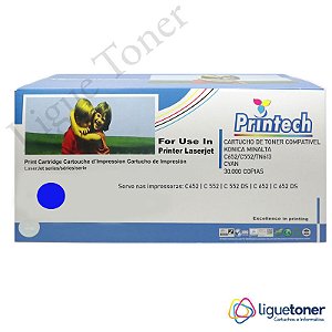 Cartucho de Toner Compatível KONICA MINOLTA C652/C552/TN613 CYAN 30K Printech
