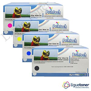 Kit Cartucho de Toner Compativel Konica C220/TN316/TN216 BLACK/CYAN/YELLOW/MAGENTA Printech