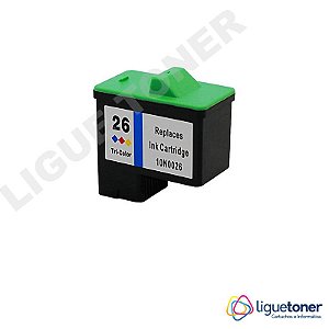 Cartucho de Tinta Compatível LEXMARK 10N0026 26/27 16ML Color Top Color