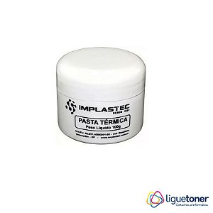 Pasta termica  branca pote 100g Implastec