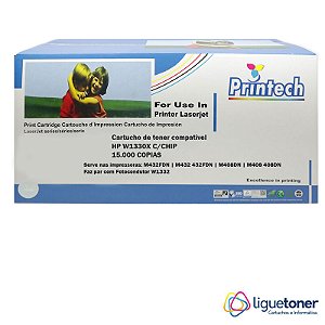 Cartucho de Toner Compatível HP W1330X 15K C/CHIP Printech