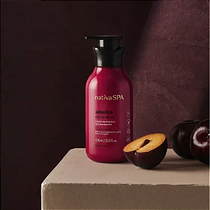 Loção Hidratante Desodorante Corporal Nativa SPA Ameixa 400ml