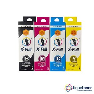 KIT 4 Cores TINTA ECOTANK ULTRA CORANTE UNIVERSAL PARA EPSON ECT 644 - X-FULL