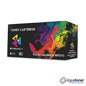 Toner Compatível com Lexmark MX622 MX321 56f2h00 S/Chip Preto Byqualy 15K
