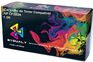 Cartucho de Toner Compativel HP CF283A 1.5k Byqualy