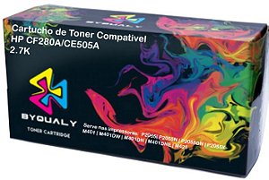 Cartucho de Toner HP CE505A/CF280A 2.7K Byqualy