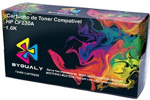 Cartucho de Toner Compatível HP CF230A 1.6K Byqualy