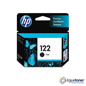 Cartucho de Tinta HP Original 122xl 2ML Preto CH561HB