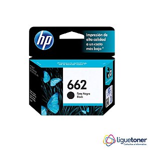 Cartucho de Tinta HP Original 662xl 2ML Preto CZ103AB