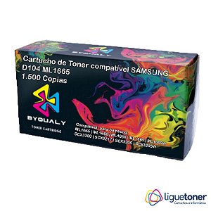 Toner Compativel Samsung MLT D104 ML1665 1.5K Byqualy