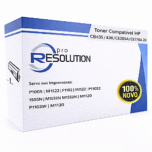 Toner Compativel HP CB435 / 436 / CE285A / CE278A 2K Pro Resolution