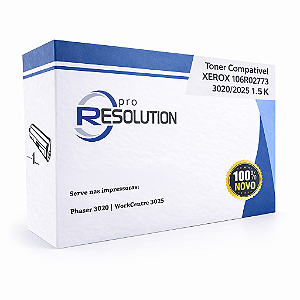 Cartucho de Toner Compatível XEROX 106R02773 3020/3025 1.5K Pro Resoluton