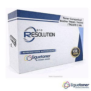Toner Compatível Bhother TN630 / TN660 / TN2340 / TN2370 2.6K Pro Resolution