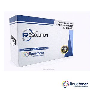 Toner Compatível HP CE310A / CF350A BLACK 1.3K Pro Resolution