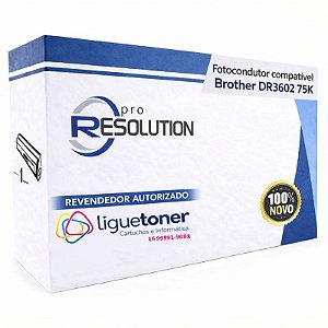 Fotocondutor Compativel Brother DR3602 75k Pro Resolution
