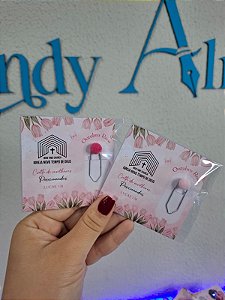 30 Cards + Clips com pompom - PERSONALIZADO