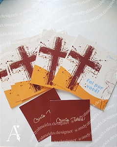 50 Un - Card para Baton - Ele Vive - Desmontado, sem chocolate