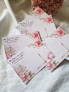 50 Cards 10x7cm - Outubro Rosa
