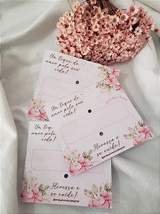 60 Cards para Manteiga de Cacau