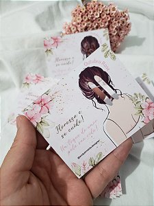 48 Cards 9,5x8cm sem presilha - Outubro Rosa