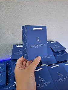 Sacola L1 - Mini - 12x9x4cm - PERSONALIZADO