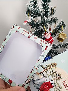 Caixinhas com visor de acetato Natal Harmonia
