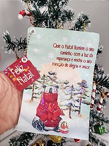 Saquinho Ziplock 10x15cm Holográfico - Natal Harmonia