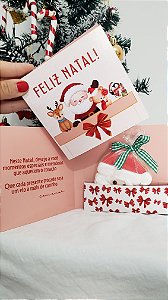 Card com bolso Natal Laços
