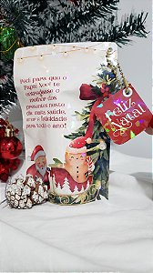 Saquinho Ziplock 10x15cm Holográfico - Natal Afeto