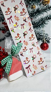 30 Tirinhas 6x25cm Natal Afeto