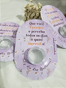 25 Cards com  pote acrílico 4gr  - Coleção jardins