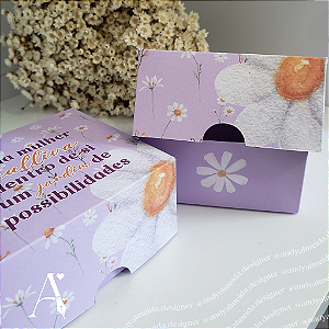 Caixinha Multiuso 8x8x4cm - Estampa personalizada