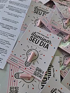 Card com cápsula e mensagem - PERSONALIZADO