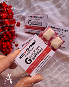 25 Chicletes personalizados AMORPRAZOL