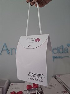 Sacola caixa M 16x11x8cm - Personalizada