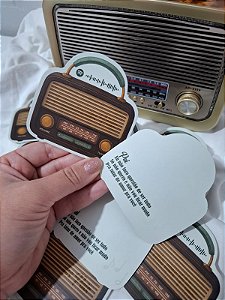 20un postal Rádio antigo Spotify - Dia dos Pais - À PRONTA ENTREGA