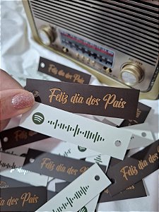 20un Tag palito Spotify - Dia dos Pais - À PRONTA ENTREGA