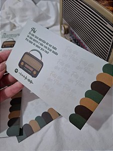 20un Postal/Cookie Card- Dia dos Pais - À PRONTA ENTREGA