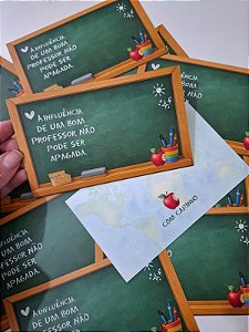 20 Un Postal/Cookie Card Lousa - PRONTA ENTREGA