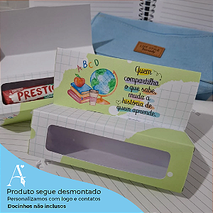Caixinha Postal - Dia dos professores - Linha Green Sky