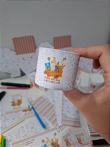 (Fosca) Mini Tubolata para pintar - DIA DAS CRIANÇAS