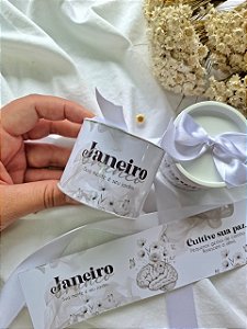 Mini tubolata 6x5cm - Janeiro Branco