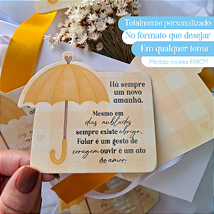 Recorte especial Postal/Cookie Card Premium Até 8x9cm - PERSONALIZADO