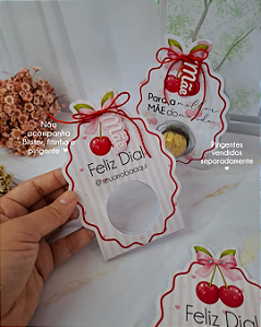 PERSONALIZADO - Cartão para Blister - Cerejas - Dias das Mães