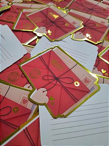Sem personalizar - 20 Un Mini Postal Cartas - AMOR - Dia dos Namorados