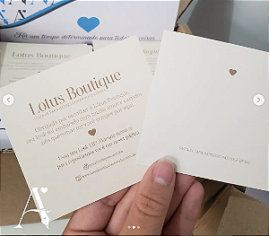 (VERNIZ) Postal/Cookie Card Premium 9x10cm - PERSONALIZADO