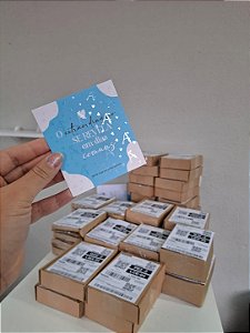 (VERNIZ LOCALIZADO) Postal/Cookie Card Premium 9x10cm - PERSONALIZADO