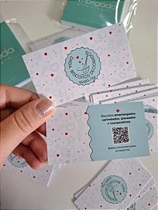 (VERNIZ TOTAL) Cartão de visita ou fidelidade - PERSONALIZADO