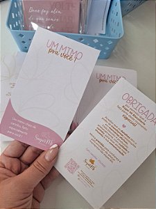 (ACETINADO 9x15cm) Postal/Cookie Card Premium - PERSONALIZADO