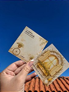 Sem personalizar - 20 Un Postal JANELA - Setembro Amarelo